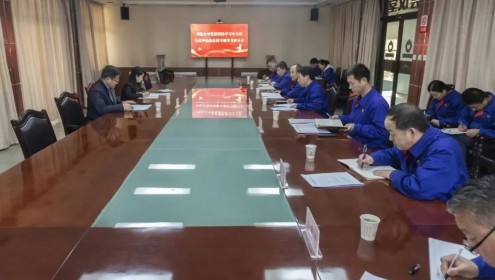 公司召開(kāi)黨委理論學(xué)習中心組專(zhuān)題學(xué)習研討會(huì )