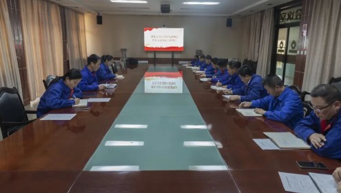 公司召開(kāi)十一月份黨建例會(huì )暨黨支部書(shū)記工作例會(huì )